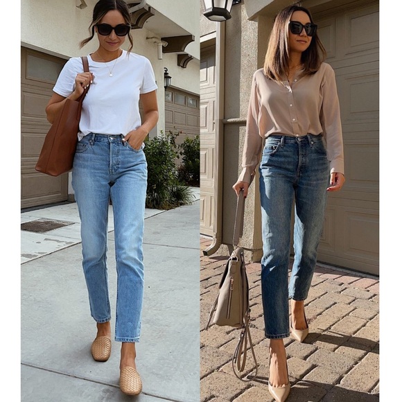 Everlane The Original’90s Cheeky High Rise Straight Leg Crop Jean Size 29 - Picture 1 of 14